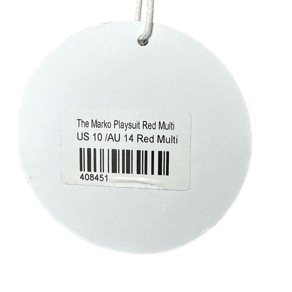 Sold Princess Polly Size 10 The Marko Playsuit Romper Floral Bows Spring Summer - Picture 5 of 8